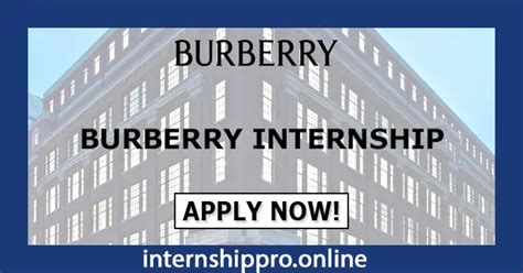 burberry internship 2017|Burberry summer internship.